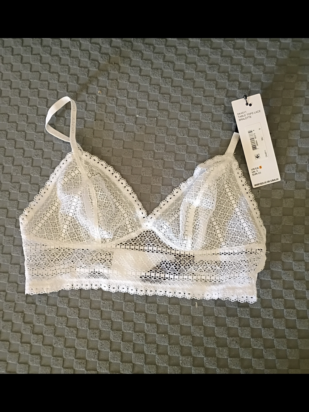 Dkny White Lace Bralette - Women Intimates & Sleepwear Size Small BNWT
